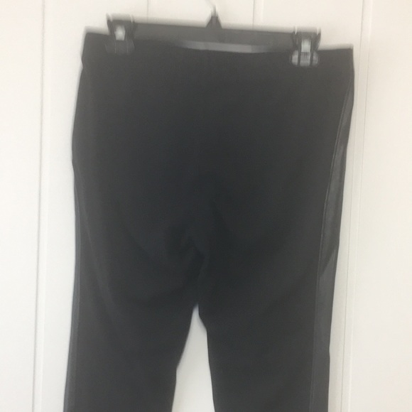 DKNYC faux leather /cotton leggings - Picture 4 of 10